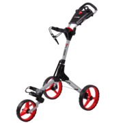 Cube Golf Push Trolley -Silver/Red
