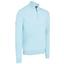 Callaway 1/4 Zip Merino Wool Tour Logo Golf Sweater - Arctic Paradise - thumbnail image 1