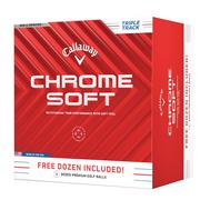 Callaway Chrome Soft Triple Track Golf Balls - 4 for 3 Offer