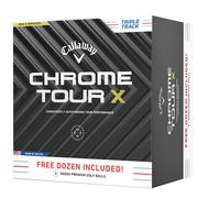 Callaway Chrome Tour X Triple Track Golf Balls - 4 for 3 Offer