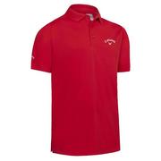 Callaway Golf Tournament Polo Shirt - True Red