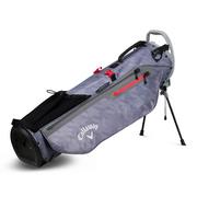 Callaway Par 3 HD Waterproof Golf Pencil Stand Bag - Charcoal/Red