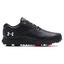 Under Armour Charged Draw RST Wide E Golf Shoes - Black/Grey - thumbnail image 1