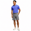 adidas Tour Deco Golf Polo Shirt - Dual Indigo/Lilac - thumbnail image 4