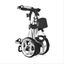 Clicgear Rovic RV3J Junior Golf Trolley - Arctic/White folded - thumbnail image 2