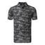 Footjoy Cloud Camo Lisle Golf Polo Shirt - Black - thumbnail image 1