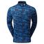 Footjoy Cloud Camo Print Midlayer Golf Sweater - Navy - thumbnail image 1