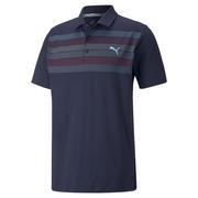 Next product: Puma Cloudspun Roadmap Golf Polo Shirt - Navy/Blue