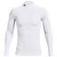 Under Armour ColdGear Compression Golf Mock Baselayer - White - thumbnail image 1