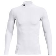 Under Armour ColdGear Compression Golf Mock Baselayer - White