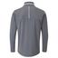 Oscar Jacobson Darwin Midlayer Golf Sweater - Pewter Grey - thumbnail image 2