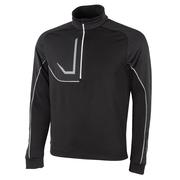 Galvin Green Daxton INSULA Half Zip Golf Sweater - Black/Granite/White