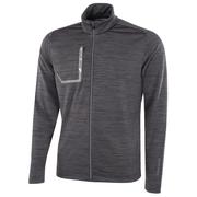 Galvin Green Dennis INSULA LITE Full Zip Golf Sweater - Black/Silver