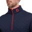 FootJoy Diamond Jacquard Chill-Out Golf Sweater - Navy - thumbnail image 5