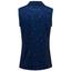 Rohnisch Direction Sleeveless Golf Polo Shirt - Navy Micro Spot - thumbnail image 2