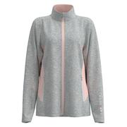 Forelson Draycott Ladies Full Zip Mid Layer - Grey/Pink