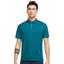 Nike Dri-Fit Player Printed Golf Polo Shirt - Bright Spruce/Silver - thumbnail image 1