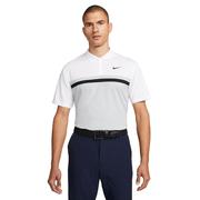 Nike Dri-Fit Victory CB Golf Polo Shirt - White/Grey/Black