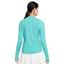 Nike Dri-Fit Victory UV Womens Golf Top - Teal/Marina - thumbnail image 2