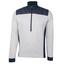 Galvin Green Durante INSULA Golf Mid Layer Sweater - Cool Grey/Navy - thumbnail image 1