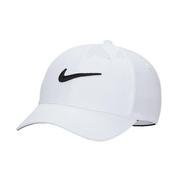 Nike Dri-Fit Structured Swoosh Cap - White