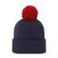 FootJoy FJ Solid Pom Pom Golf Beanie Hat - Navy - thumbnail image 2