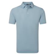 FootJoy Stretch Pique Solid Golf Polo Shirt - Chambray