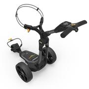 PowaKaddy FX3 Gun Metal Electric Golf Trolley 2023 - Extended Lithium with FREE Powakaddy Cart Bag