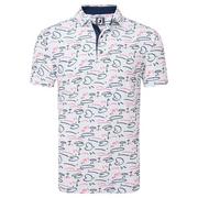 Previous product: FootJoy Golf Course Doodle Pique Golf Polo - White