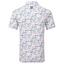 FootJoy Golf Course Doodle Pique Golf Polo - White - thumbnail image 2