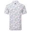 FootJoy Golf Course Doodle Pique Golf Polo - White - thumbnail image 2