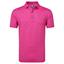 FootJoy Painted Floral Lisle Golf Polo - Berry - thumbnail image 1