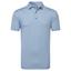 FootJoy Painted Floral Lisle Golf Polo - Storm - thumbnail image 1