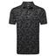 FootJoy Pop Camo Lisle  Mens Shirt - Black - thumbnail image 1