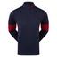 FootJoy Ribbed Chillout XP Golf Sweater - Navy/Red - thumbnail image 1