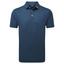 FootJoy Stretch Pique Solid Mens Shirt 25 - Dark Denim - thumbnail image 1