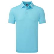 FootJoy Stretch Pique Solid Shirt - Riviera Blue