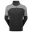 FootJoy ThermoSeries Jacquard Golf Midlayer - Black/Charcoal - thumbnail image 1