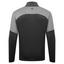 FootJoy ThermoSeries Jacquard Golf Midlayer - Black/Charcoal - thumbnail image 2
