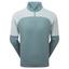 FootJoy ThermoSeries Jacquard Golf Midlayer - Grey/Green - thumbnail image 1