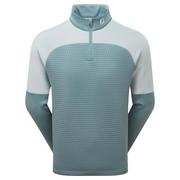 FootJoy ThermoSeries Jacquard Golf Midlayer - Grey/Green