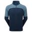 FootJoy ThermoSeries Jacquard Golf Midlayer - Navy/Slate - thumbnail image 1