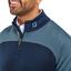 FootJoy ThermoSeries Jacquard Golf Midlayer - Navy/Slate - thumbnail image 5