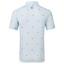 FootJoy Thistle Print Lisle Golf Polo - Mist - thumbnail image 2