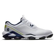 FootJoy Tour Alpha 2.0 Mens Golf Shoes - White/Navy/Lime
