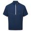 FootJoy Zephyr Short Sleeve Golf Windshirt - Navy - thumbnail image 1