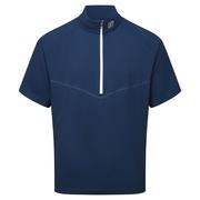FootJoy Zephyr Short Sleeve Golf Windshirt - Navy