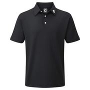 FootJoy Stretch Solid Pique Shirt - Black