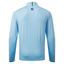 FootJoy Tonal Print Knit Chill Out Golf Sweater - True Blue - thumbnail image 2