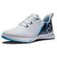 FootJoy Fuel Sport Golf Shoes - White/Navy/Blue - thumbnail image 7